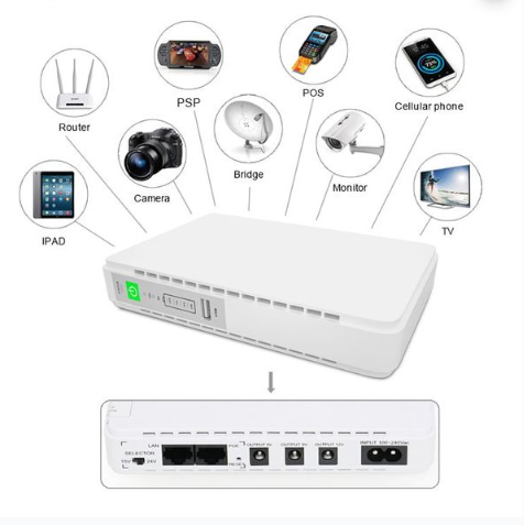 SKE 432P mini UPS for Router, ONU, Camera