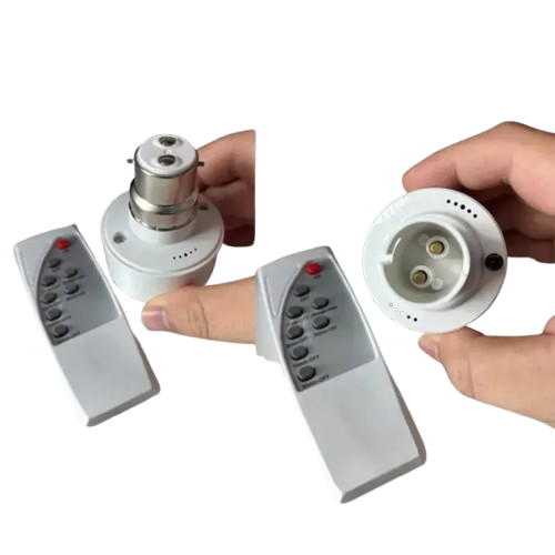 Smart B22 to B22 IR Lamp Holder with Wireless Remote & Timer