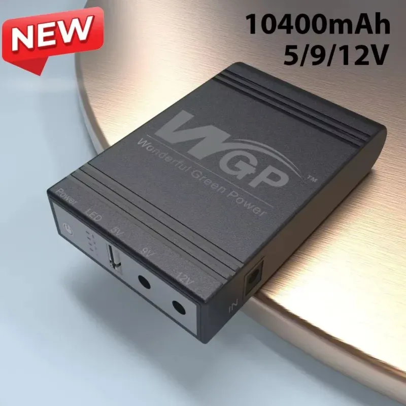 New Version WGP mini UPS 10400mAh – 5/9/12V 