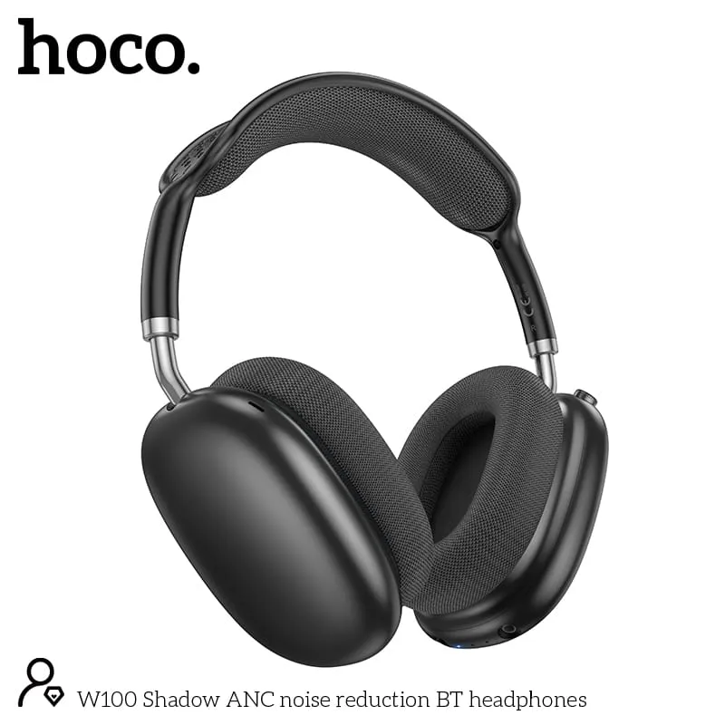 Hoco W100 Shadow ANC Bluetooth Headphones